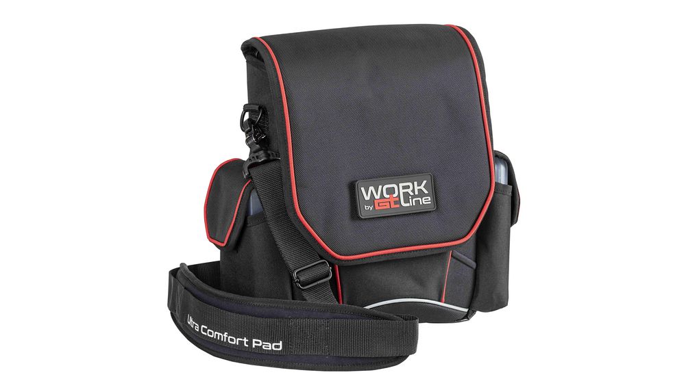 Werkzeugtasche 110x320x230mm Polyester Schwarz